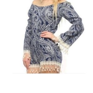 NWOT Boho Romper